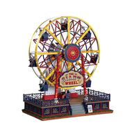 Lemax Christmas Fair Figurine - Miniature The Giant Wheel with Lights and Music