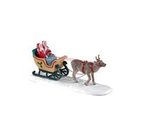 Lemax 3514 Caddington Village Accessory: North Pole Sleigh Ride