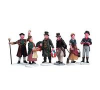 Lemax Christmas Figurine - Set of 6 Xmas Miniature Victorian Village People