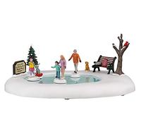 Lemax Christmas Village Accessory: Family Skating Day, Resin
