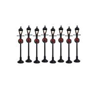 Lemax Christmas Village Gas Lantern Street Lamp Set of 8 Battery Operated (4.5V) - 64500