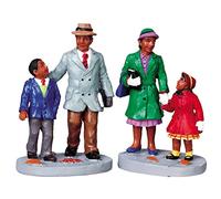 Lemax Christmas Village Going to Church Set of 2 - 92648