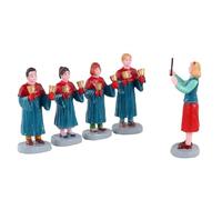 Lemax Christmas Village Handbell Choir Set Of 5-12020