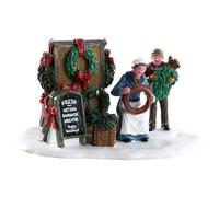 Lemax Christmas Village Handmade Wreaths - 83362