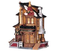 Lemax Christmas Village Lucys Chocolate Shop Battery Operated Led - 45052