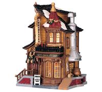 Lemax Christmas Village Lucys Chocolate Shop Battery Operated One Size, Brown