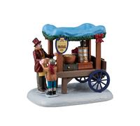 Lemax Christmas Village Market Cart Trailer Set LED Multi-Color Polyresin
