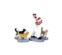 Lemax Christmas Village Merry Milkman - Set Of 4-72511