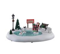 Lemax Christmas Village North Pole Skating Rink Battery Operated (4.5V) - 14837