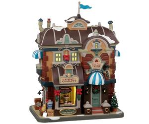 Lemax Christmas Village Olde Time Fudge Shop Battery Operated Led -25898