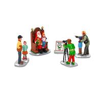Lemax Christmas Village Photos With Santa Set Of 5 - 22032