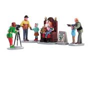 Lemax Christmas Village Photos With Santa Set Of 5 - 22032