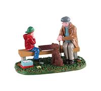 Lemax Christmas Village Playing With Gramps - 12022