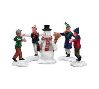 Lemax Christmas Village Ring Around The Snowman Set Of 3-52112