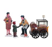 Lemax Christmas Village Roasted Chestnut Stand Set/4 - 92331