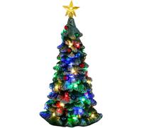 Lemax Christmas Village Snowy Christmas Tree Light Up Ornament Decoration