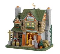 Lemax Christmas Village Spruce Mountain Distillery Moonshine 35076