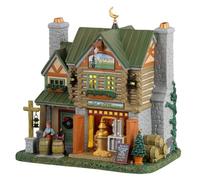 Lemax Christmas Village Spruce Mountain Distillery Moonshine 35076