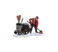 Lemax Decoration Street Sweeper Christmas Village Decorating Figure Miniature