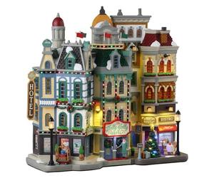 Lemax Christmas Village The Holly Jolly Hotel Battery Operated Led - 35028