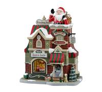 Lemax Christmas Village The Santa Shop Battery Operated Led -35039