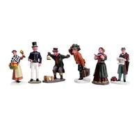 Lemax Christmas Village Townsfolk Figurines Set Of 6 - 92355