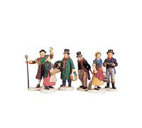 Lemax Christmas Village Village People Figurinesset Set of 6-92356