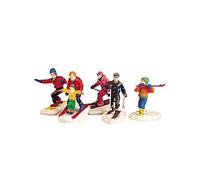 Lemax Christmas Village Winter Fun Figurines Set Of 5-92357