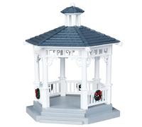 Lemax Chrsitmas Plastic Gazebo with Decorations (S/6)