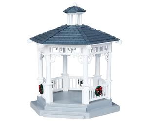 Lemax Chrsitmas Plastic Gazebo with Decorations (S/6)