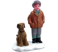Lemax Decoration Boy's Best Friend, Christmas Cake Village Decorating Dog Puppy