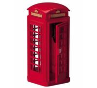 Lemax Decoration Red Telephone Box,Christmas Cake Decorating Phone Booth Figure