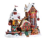 Lemax Elf Made Toy Factory Festive Christmas Figurine with Electrical Adapter