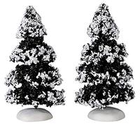 Lemax Evergreen Tree Set of 2 Small Christmas Collection