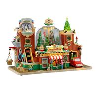 Lemax Everlasting Christmas Trees LED Christmas Building with Adaptor (55324-UK)