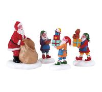 Lemax Figurines - Present Procession, Set Of 4