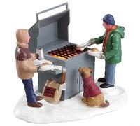 Lemax Vail Village Accessory: Grillin' & Chillin', Resin, Multicolor, 10D x 12W x 17H centimetres