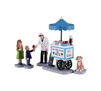 Lemax - Happy Scoops Ice Cream Cart, Set Of 5- Seasonal and Christmas decorations