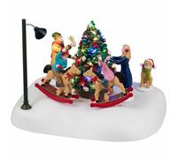 LEMAX Mobile decorative scene "Rockin' Around The Christmas Tree" H 12.5 x 17 x 12.5 cm