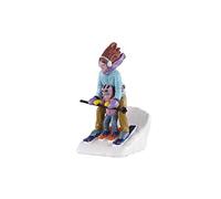 Lemax Mommy & Me Ski Figurine - Disney, White