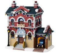 Lemax Precinct 12 Police LED Christmas Building with Adaptor (45249-UK)