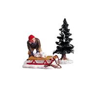 Lemax Ready For A Fight Set of 2 Christmas Collection