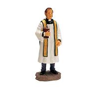 LEMAX "Reverend Smythe" priest in polyresin H6.7 x 2.5 x 2.2 cm