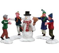 Lemax Ring Around The Snowman Christmas Village Figurine Ornament Decoration