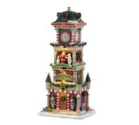 LEMAX Illuminated bell tower with LED lighting "The Village Square Clock Tower" H28,8x13,8x11,2cm