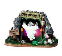 Lemax Spooky Town Cave Of Skulls B/O