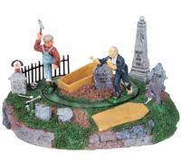 Lemax Spooky Town Grave Robber's Surprise #84741 - Disney Halloween Animated Lighted Figurine - Multicolor
