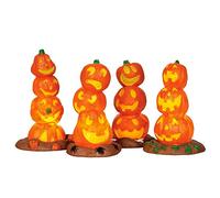 Lemax Spooky Town Pumpkin Stack B/O 4pcs