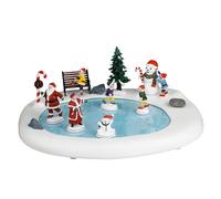Lemax Table Accent - Northern Lights Skating Pond
