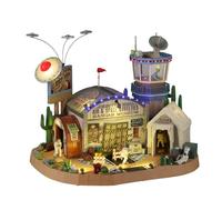 Lemax The Air & Space Novelties Hangar Museum, with, Sights & Sounds, #55301